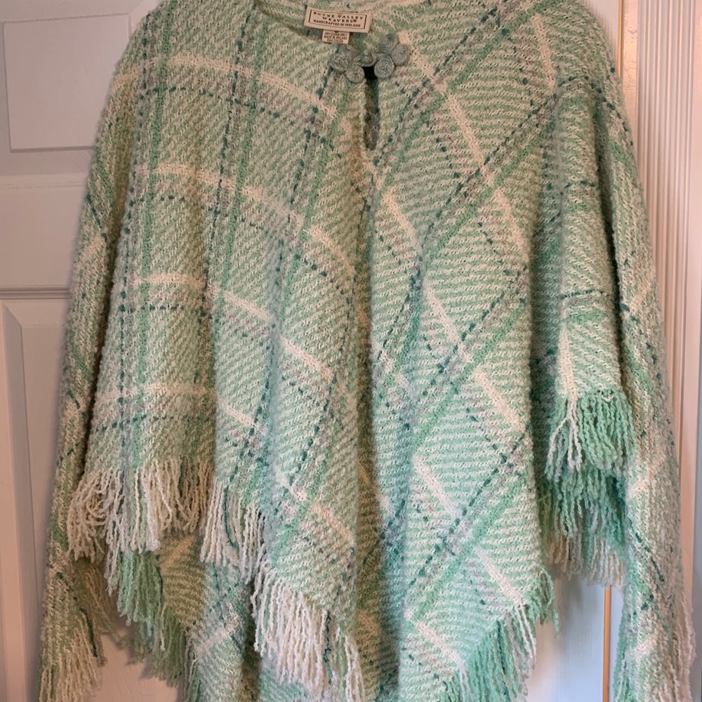 Boyne Valley Weavers wool blend Poncho